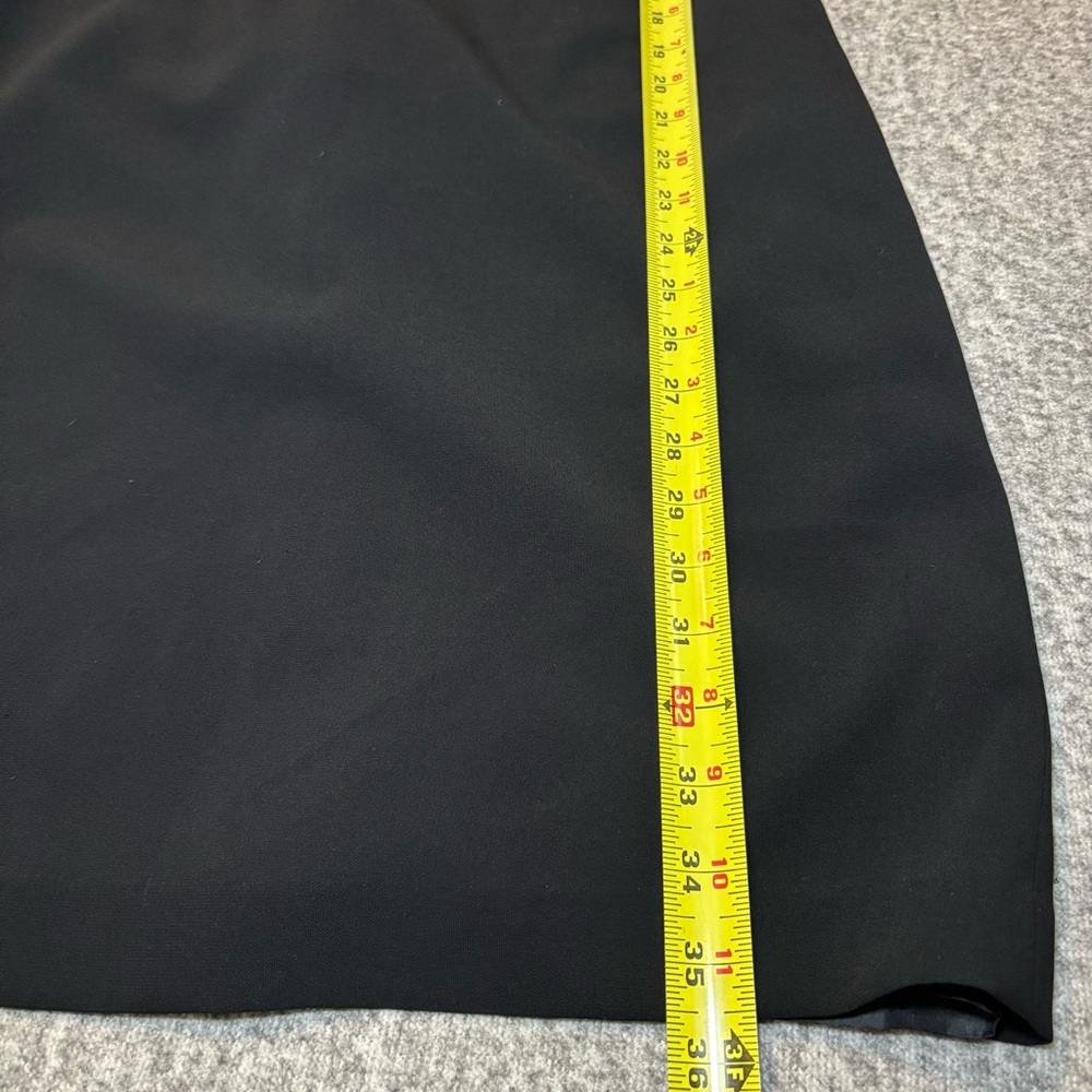 Lauren Ralph Lauren Women’s Sheath Dress Size 6 Black Leather Trim - Picture 7 of 7
